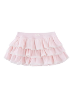 Ballerina Bliss ruffle mini skirt in pink, balletcore skirt by Angel Ruche