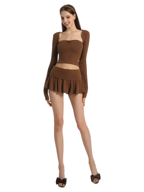 Pilate Princess 3 piece set in brown by Angel Ruche, photo 5