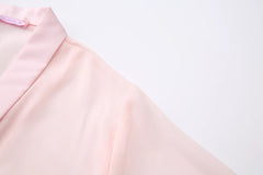 Bambi Princess fur chiffon robe in pink by Angel Ruche, photo 9