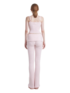 Colette cable knit set in soft pink by Angel Ruche, photo 5