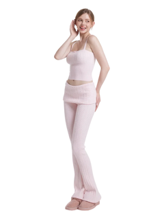 Colette cable knit set in soft pink by Angel Ruche, photo 4