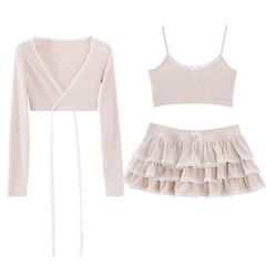 Ballerina Bliss 3 piece set in beige by Angel Ruche, photo 2