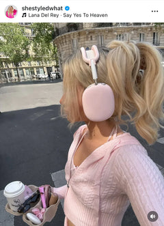 Strawberry Milk cable knit set in pink by Angel Ruche, photo 8