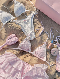 Coquette cotton eyelet in pink by Angel Ruche, photo 14