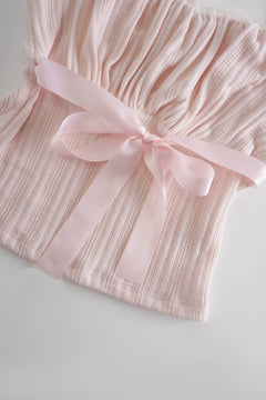 My True Form cotton cami top with pink bow by Angel Ruche, photo 3