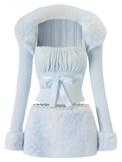 My True Form fawn set in snow blue by Angel Ruche, photo 3
