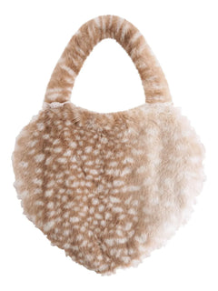 My True Form fawn heart bag in tan by Angel Ruche, photo 4