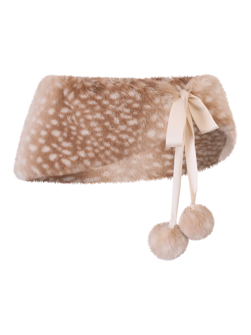 My True Form fawn fur waistband, coquette accessory by Angel Ruche