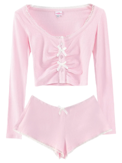Angelic Allure lace bow matching set by Angel Ruche, photo 2