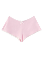 Angelic Allure lace bow shorts, coquette bottoms by Angel Ruche