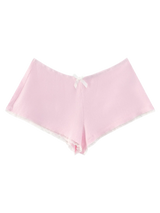Angelic Allure Lacey Bow Shorts