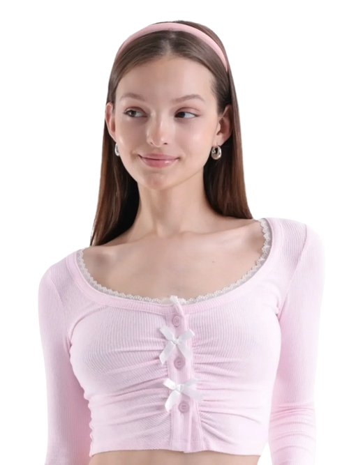Good Girl woven headband in pink by Angel Ruche, photo 2