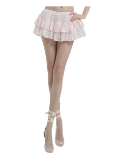 Rosette sequin matching set in pink by Angel Ruche, photo 14