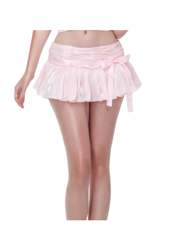 Luna Glow mini skort, coquette bottoms by Angel Ruche