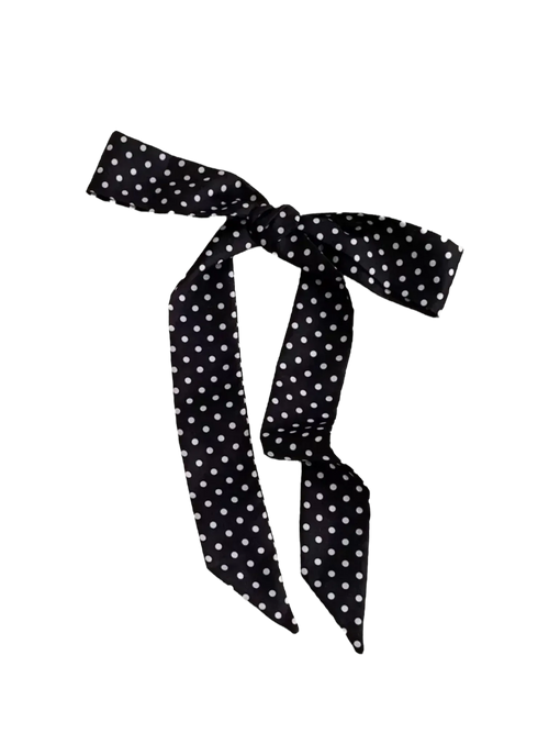 Polka dot silky scarf, coquette accessory by Angel Ruche
