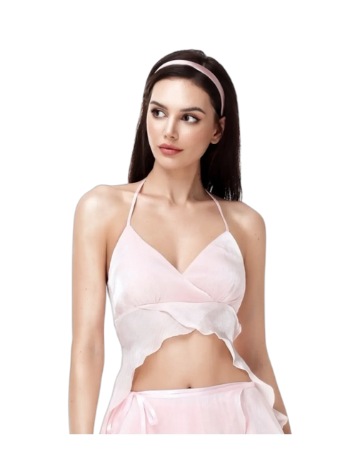 Pirouette babydoll top in baby pink, balletcore top by Angel Ruche