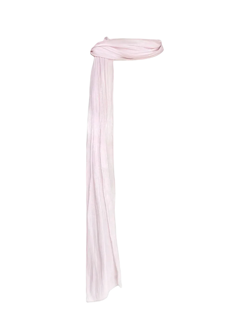 Pirouette skinny scarf in baby pink, balletcore accessory by Angel Ruche