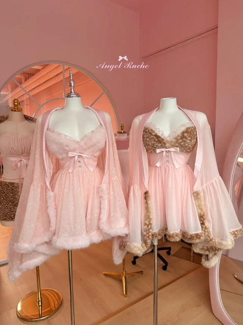 Bambi Princess babydoll dress in pink by Angel Ruche, photo 8