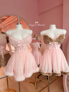Bambi Princess babydoll dress in pink by Angel Ruche, photo 7