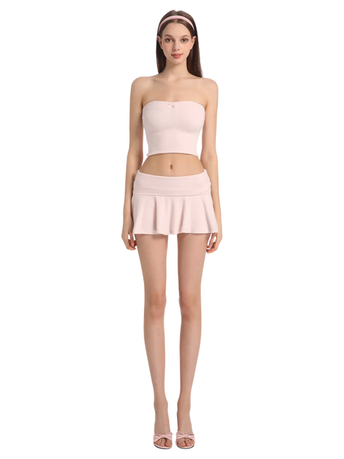 Pilate Princess bolero shrug cardigan in rose pink by Angel Ruche, photo 7