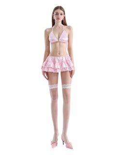Pink high socks by Angel Ruche, photo 2