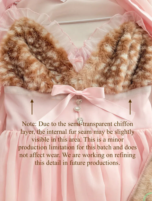 Bambi Princess babydoll dress in pink by Angel Ruche, photo 13