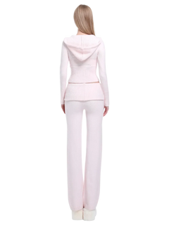 That Girl rib knit set in baby pink by Angel Ruche, photo 8