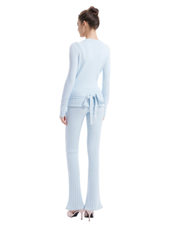 Ice blue cable knit outfit by Angel Ruche, photo 5