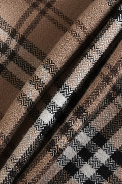 Girly Plaid pleated mini skirt in khaki by Angel Ruche, photo 9