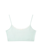 Ballerina Bliss bralette in minty green, balletcore top by Angel Ruche