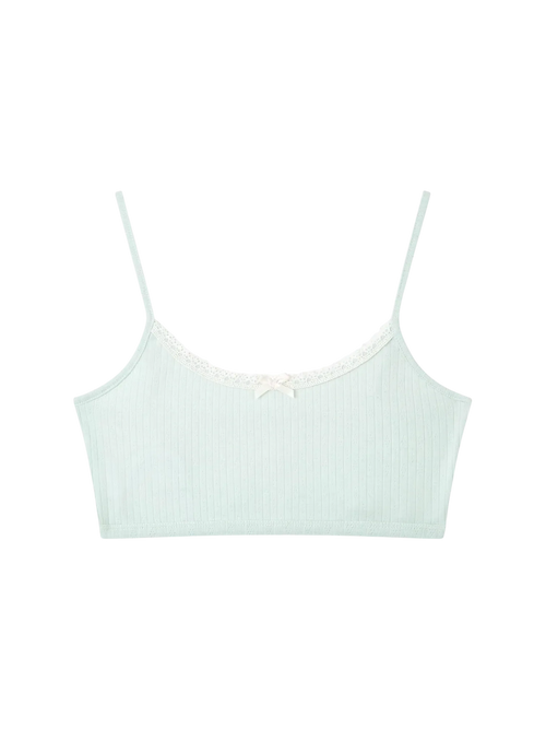 Ballerina Bliss bralette in minty green, balletcore top by Angel Ruche