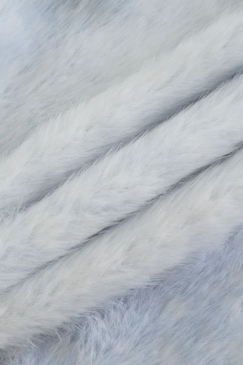 My True Form fawn fur bolero cardigan in snow blue by Angel Ruche, photo 6