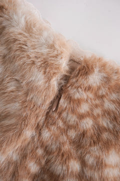 My True Form fawn print fur lace skirt in pink by Angel Ruche, photo 20