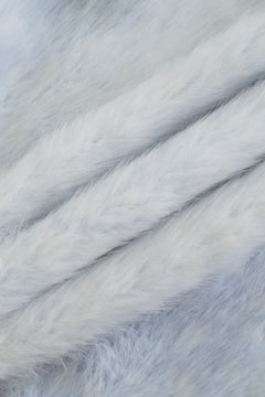 My True Form fawn fur lace skirt in snow blue by Angel Ruche, photo 8