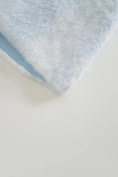 My True Form fawn fur lace skirt in snow blue by Angel Ruche, photo 7