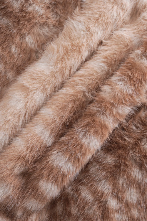 My True Form fawn print fur lace skirt in pink by Angel Ruche, photo 22