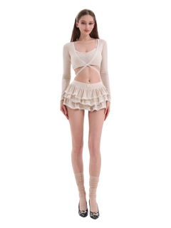Ballerina Bliss bralette in beige by Angel Ruche, photo 4