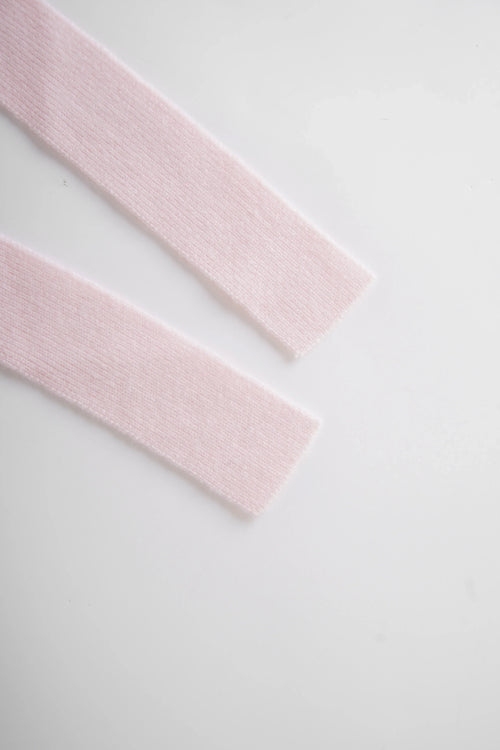 Ballet knit wrap cardigan in pink by Angel Ruche, photo 16