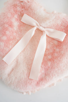 My True Form fawn heart bag in pink by Angel Ruche, photo 6