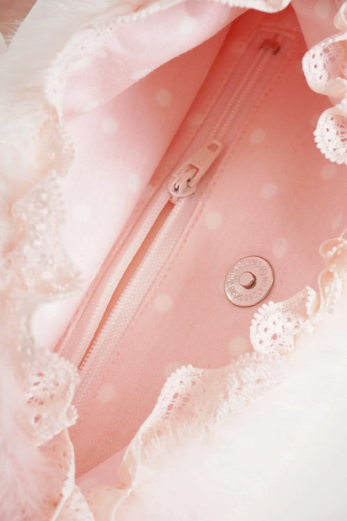 My True Form fawn heart bag in pink by Angel Ruche, photo 8