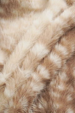Sugar Pom fur pullover cape in deer print by Angel Ruche, photo 11